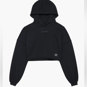 Savage x Fenty cropped hoodie black large